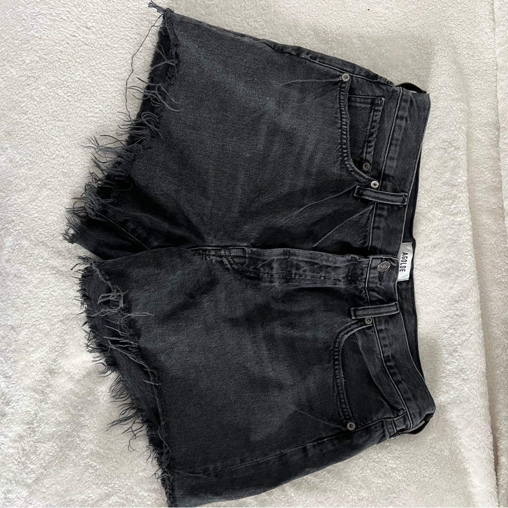 Black Denim Women's Shorts